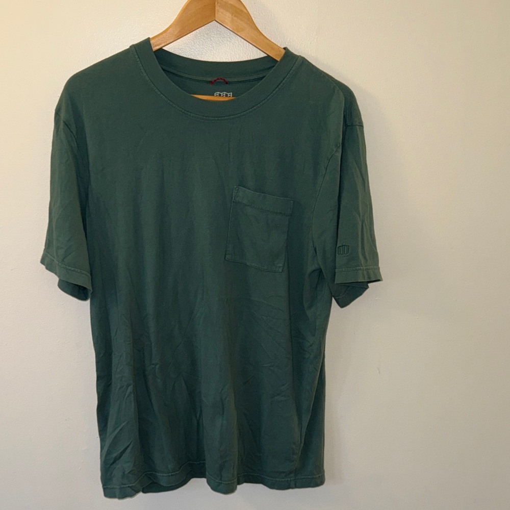 Topo Designs Forest Green Short Sleeve Tee Medium